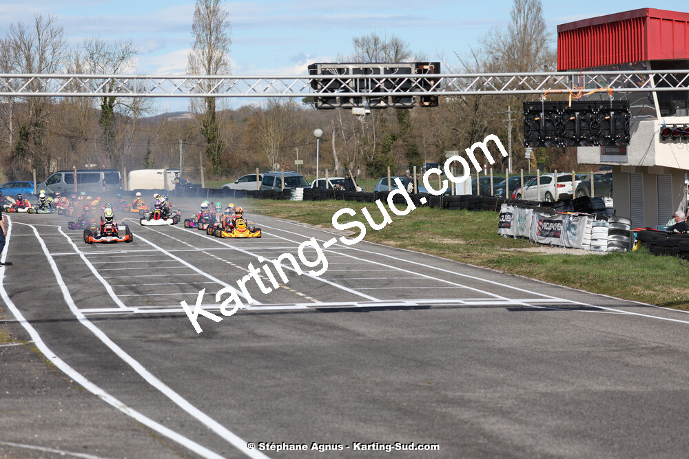 9 & 10/03/2024 : 1ère manche du Championnat du Sud au circuit d’Aigues-Vives (photos Stéphane Agnus) 2024 — karting