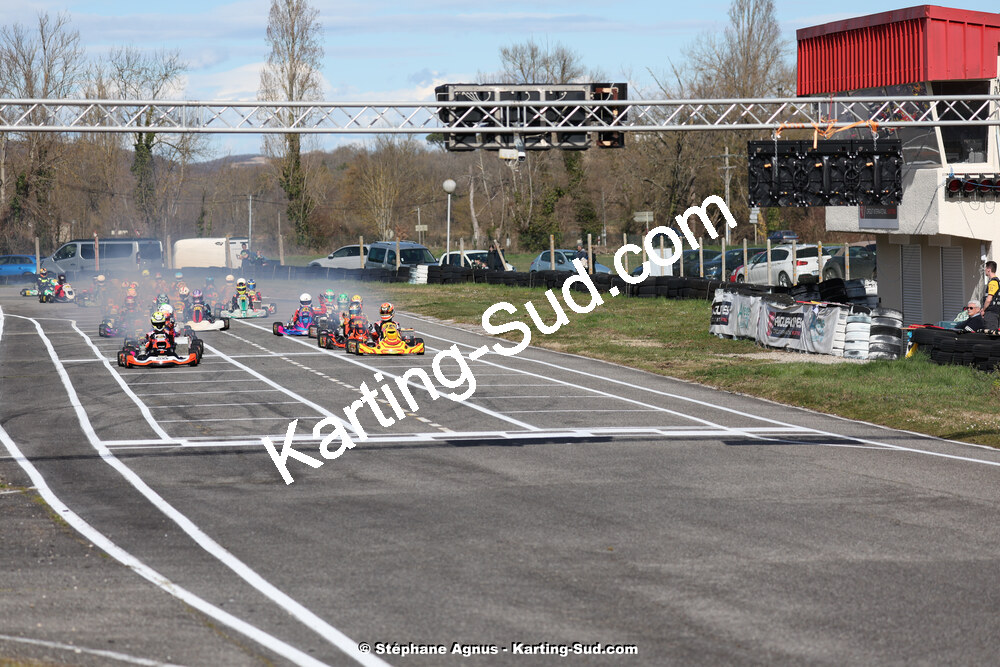 9 & 10/03/2024 : 1ère manche du Championnat du Sud au circuit d’Aigues-Vives (photos Stéphane Agnus) 2024 — karting