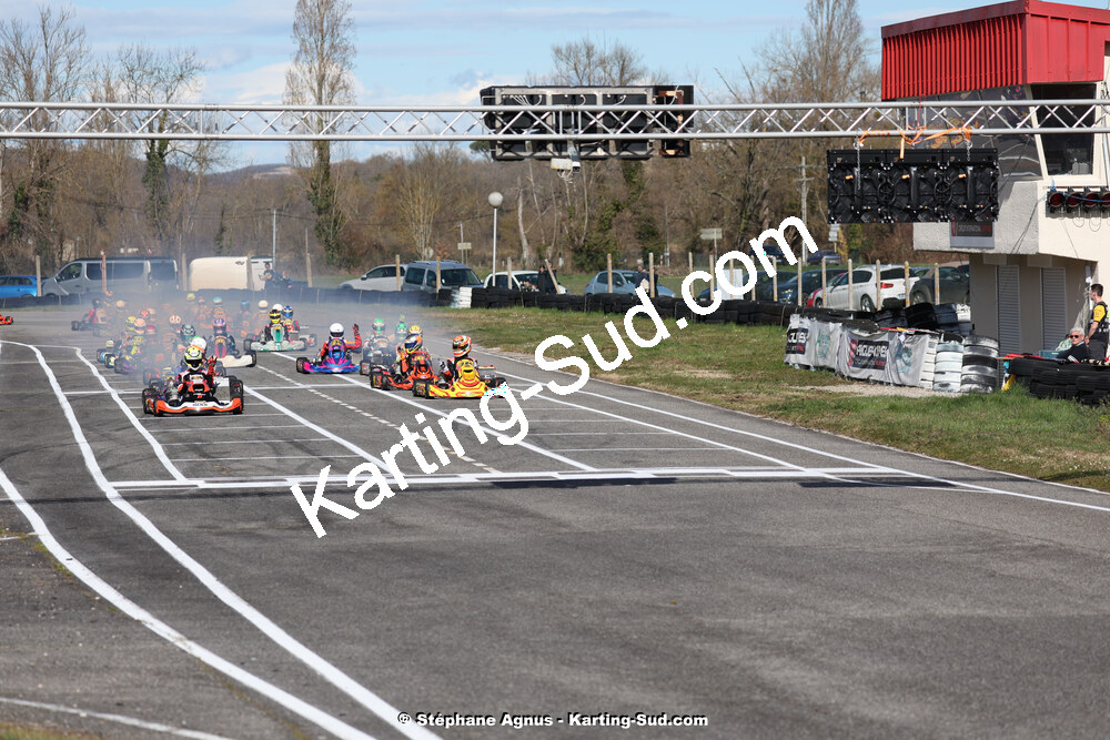 9 & 10/03/2024 : 1ère manche du Championnat du Sud au circuit d’Aigues-Vives (photos Stéphane Agnus) 2024 — karting