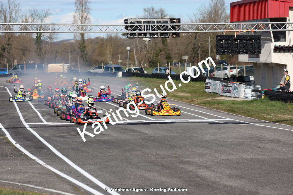 9 & 10/03/2024 : 1ère manche du Championnat du Sud au circuit d’Aigues-Vives (photos Stéphane Agnus) 2024 — karting