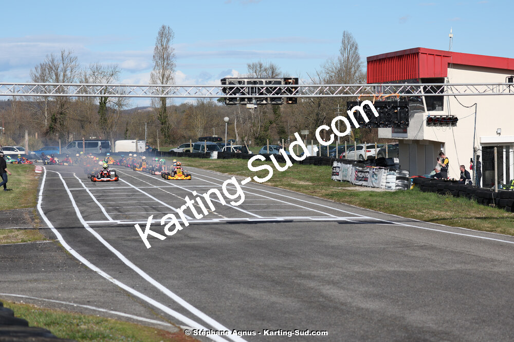 9 & 10/03/2024 : 1ère manche du Championnat du Sud au circuit d’Aigues-Vives (photos Stéphane Agnus) 2024 — karting