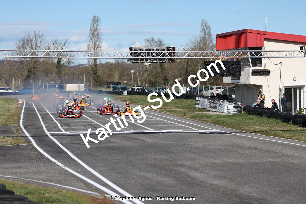 9 & 10/03/2024 : 1ère manche du Championnat du Sud au circuit d’Aigues-Vives (photos Stéphane Agnus) 2024 — karting