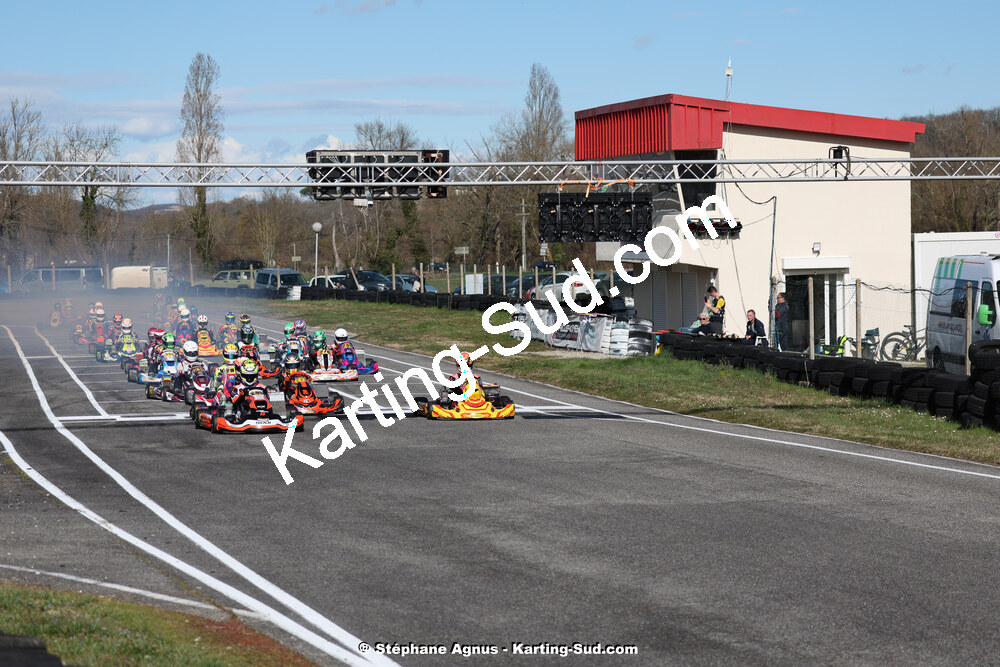 9 & 10/03/2024 : 1ère manche du Championnat du Sud au circuit d’Aigues-Vives (photos Stéphane Agnus) 2024 — karting