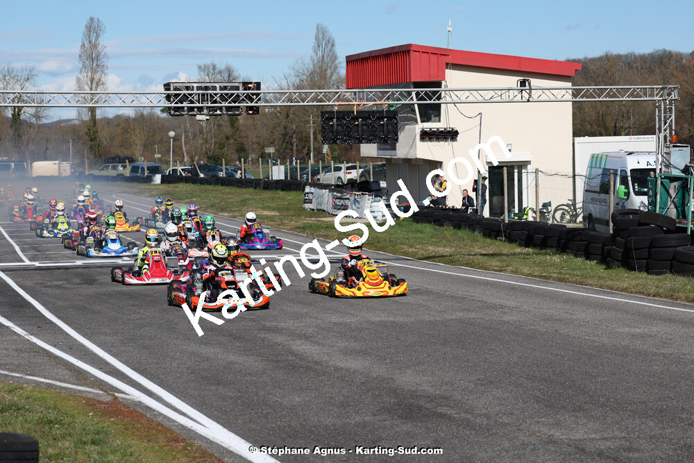 9 & 10/03/2024 : 1ère manche du Championnat du Sud au circuit d’Aigues-Vives (photos Stéphane Agnus) 2024 — karting