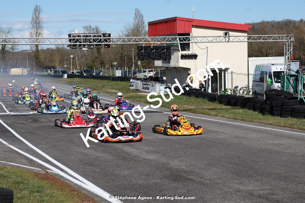 9 & 10/03/2024 : 1ère manche du Championnat du Sud au circuit d’Aigues-Vives (photos Stéphane Agnus) 2024 — karting