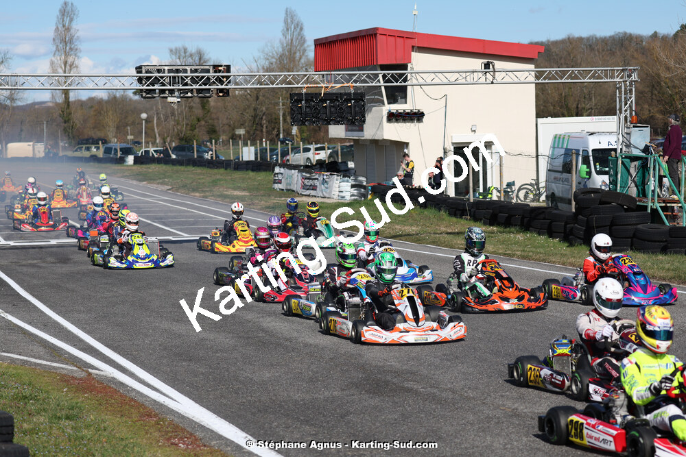 9 & 10/03/2024 : 1ère manche du Championnat du Sud au circuit d’Aigues-Vives (photos Stéphane Agnus) 2024 — karting