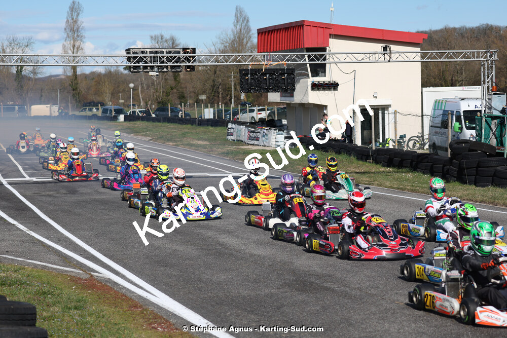 9 & 10/03/2024 : 1ère manche du Championnat du Sud au circuit d’Aigues-Vives (photos Stéphane Agnus) 2024 — karting