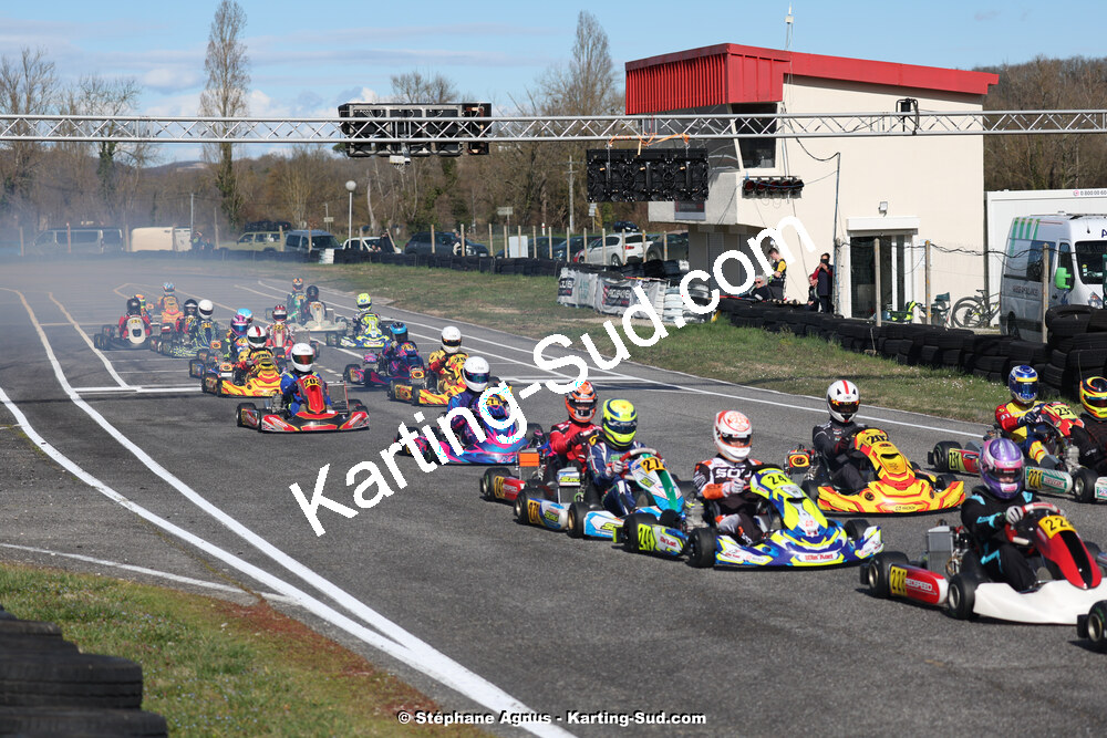 9 & 10/03/2024 : 1ère manche du Championnat du Sud au circuit d’Aigues-Vives (photos Stéphane Agnus) 2024 — karting