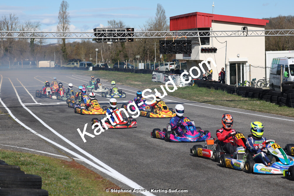 9 & 10/03/2024 : 1ère manche du Championnat du Sud au circuit d’Aigues-Vives (photos Stéphane Agnus) 2024 — karting