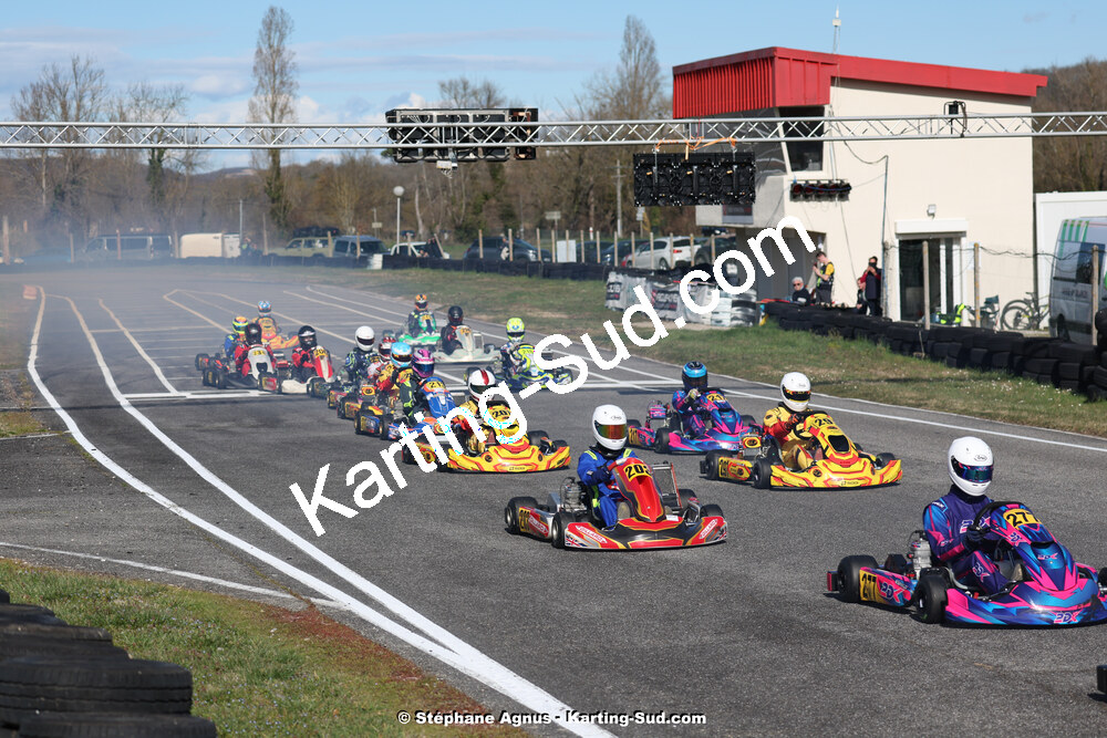 9 & 10/03/2024 : 1ère manche du Championnat du Sud au circuit d’Aigues-Vives (photos Stéphane Agnus) 2024 — karting