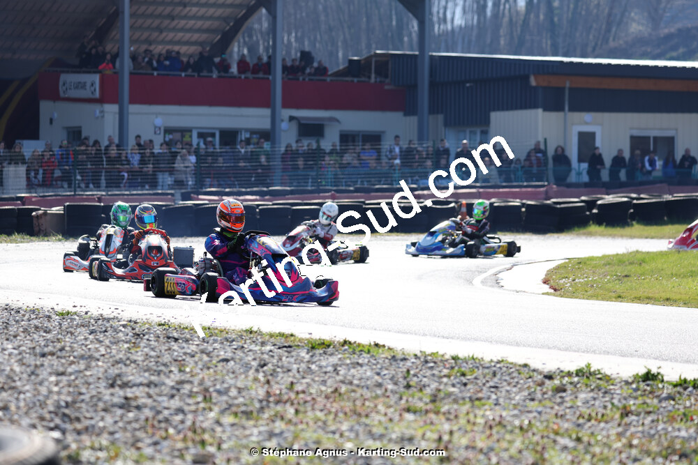 9 & 10/03/2024 : 1ère manche du Championnat du Sud au circuit d’Aigues-Vives (photos Stéphane Agnus) 2024 — karting