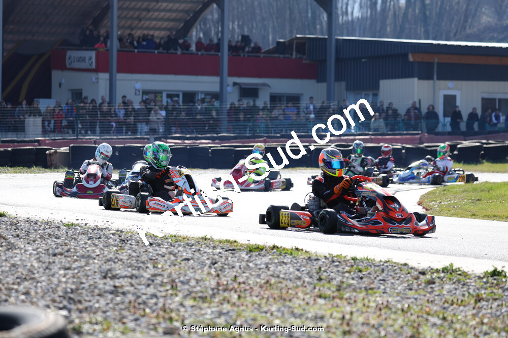 9 & 10/03/2024 : 1ère manche du Championnat du Sud au circuit d’Aigues-Vives (photos Stéphane Agnus) 2024 — karting