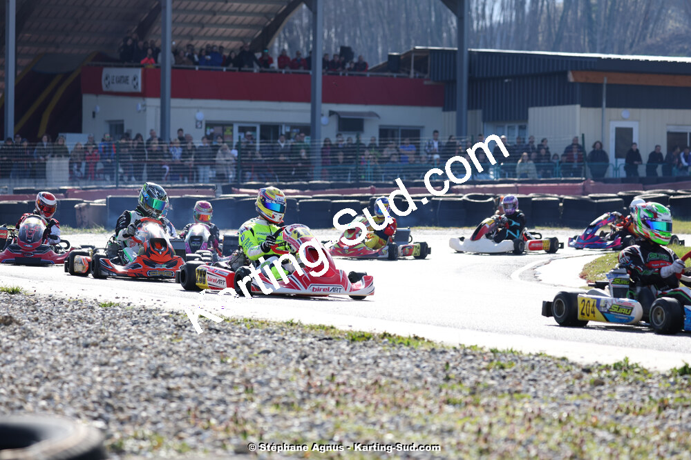 9 & 10/03/2024 : 1ère manche du Championnat du Sud au circuit d’Aigues-Vives (photos Stéphane Agnus) 2024 — karting
