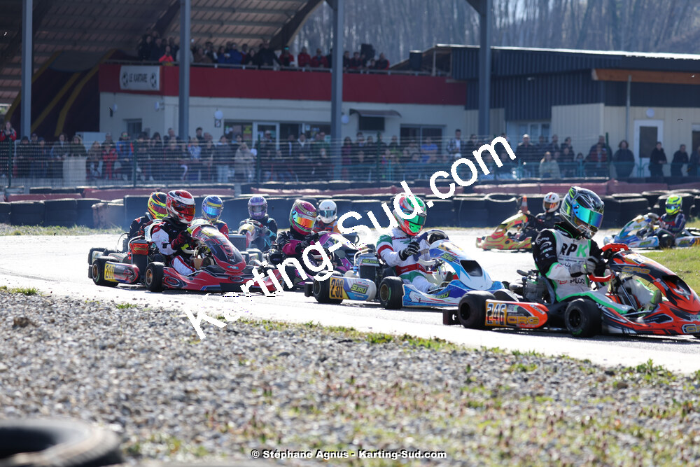 9 & 10/03/2024 : 1ère manche du Championnat du Sud au circuit d’Aigues-Vives (photos Stéphane Agnus) 2024 — karting