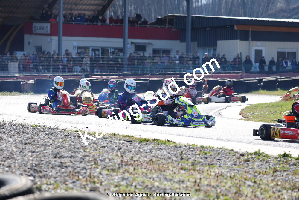 9 & 10/03/2024 : 1ère manche du Championnat du Sud au circuit d’Aigues-Vives (photos Stéphane Agnus) 2024 — karting