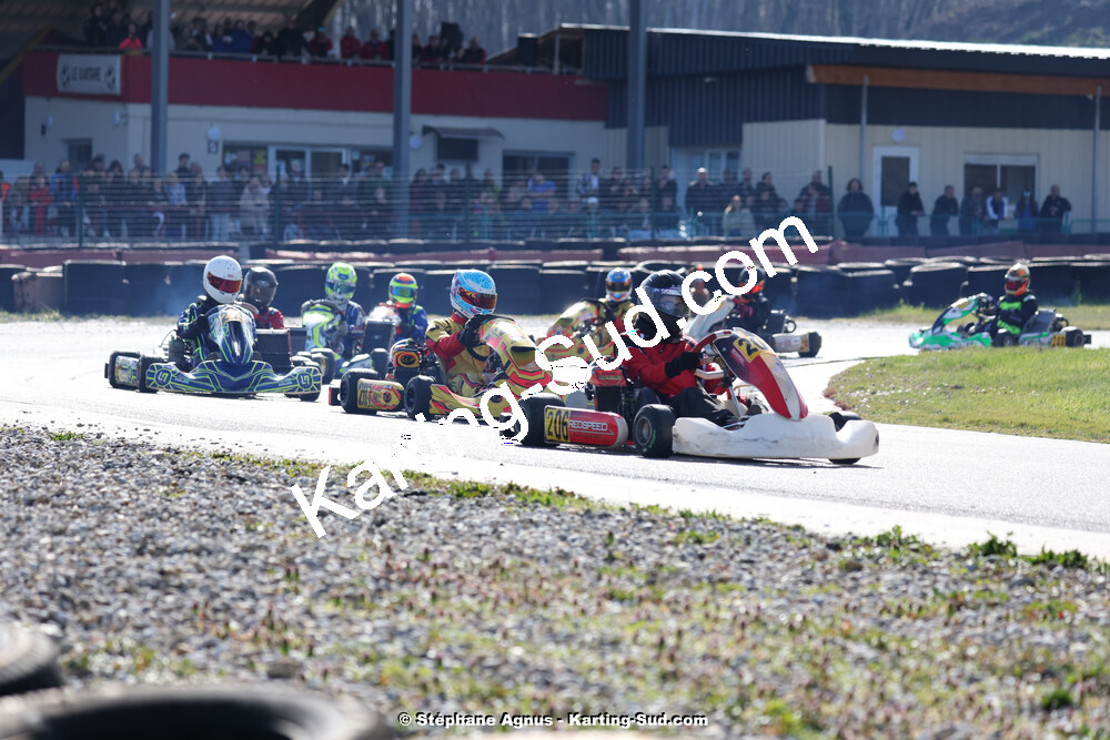 9 & 10/03/2024 : 1ère manche du Championnat du Sud au circuit d’Aigues-Vives (photos Stéphane Agnus) 2024 — karting