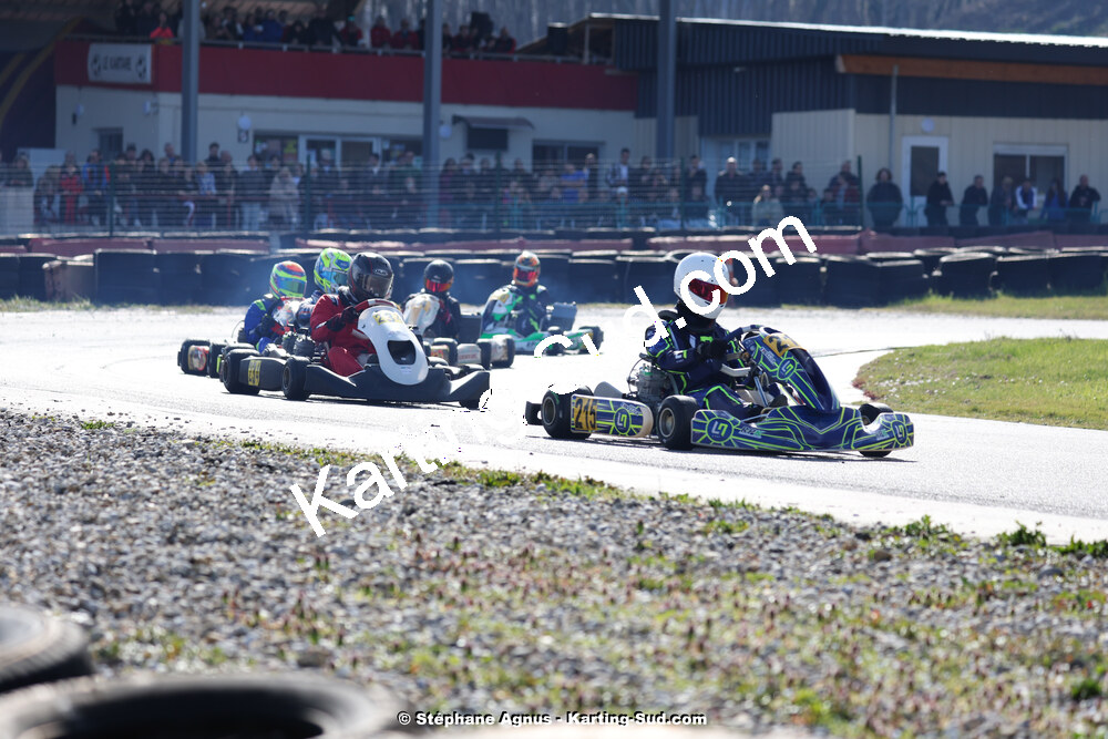 9 & 10/03/2024 : 1ère manche du Championnat du Sud au circuit d’Aigues-Vives (photos Stéphane Agnus) 2024 — karting