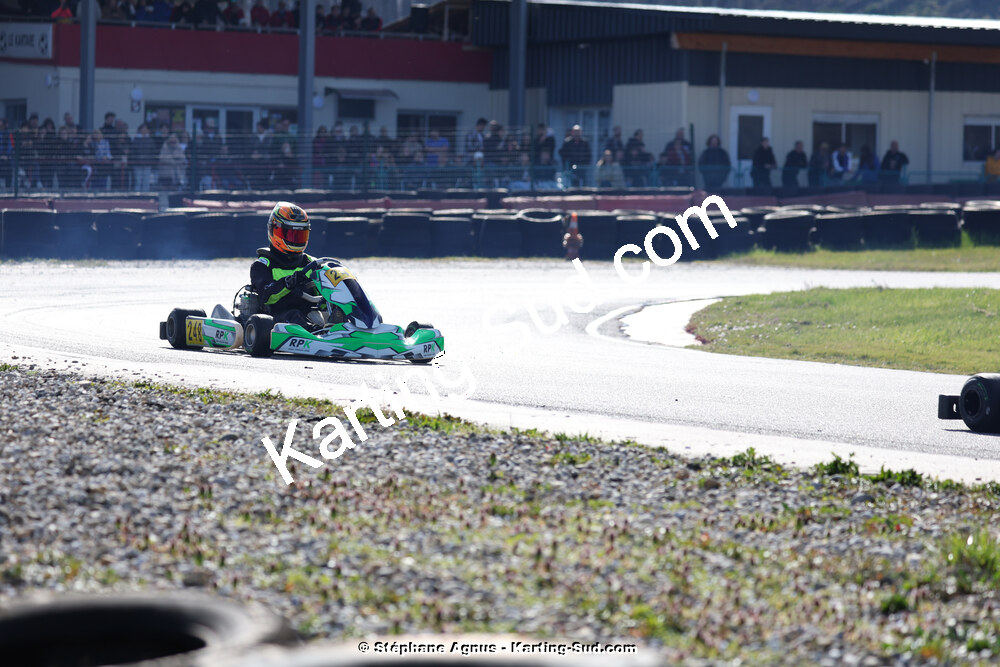 9 & 10/03/2024 : 1ère manche du Championnat du Sud au circuit d’Aigues-Vives (photos Stéphane Agnus) 2024 — karting