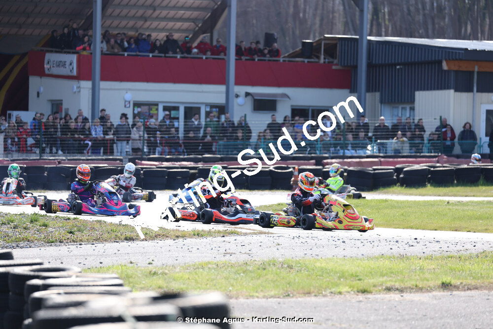 9 & 10/03/2024 : 1ère manche du Championnat du Sud au circuit d’Aigues-Vives (photos Stéphane Agnus) 2024 — karting