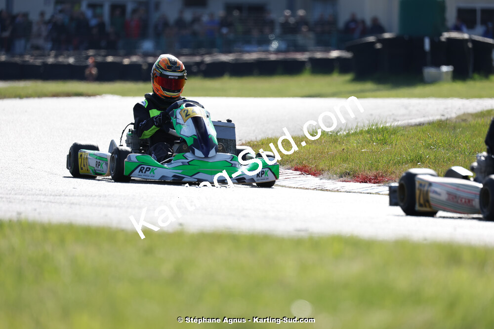9 & 10/03/2024 : 1ère manche du Championnat du Sud au circuit d’Aigues-Vives (photos Stéphane Agnus) 2024 — karting