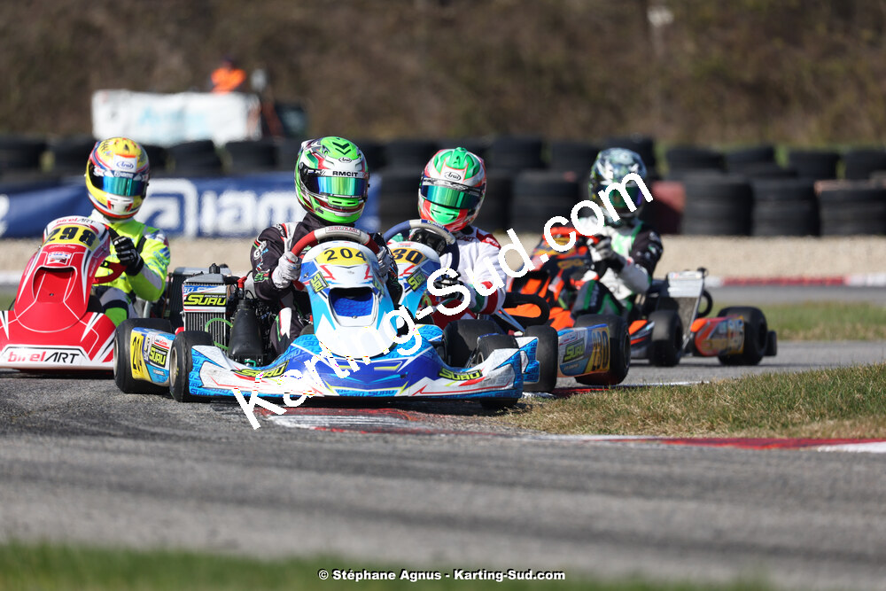 9 & 10/03/2024 : 1ère manche du Championnat du Sud au circuit d’Aigues-Vives (photos Stéphane Agnus) 2024 — karting