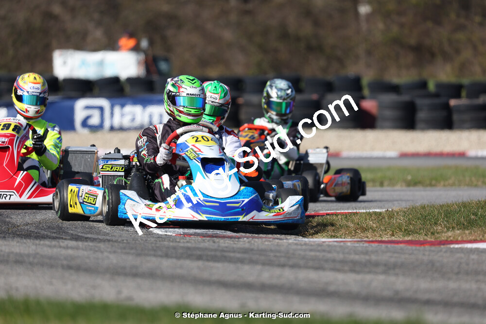 9 & 10/03/2024 : 1ère manche du Championnat du Sud au circuit d’Aigues-Vives (photos Stéphane Agnus) 2024 — karting