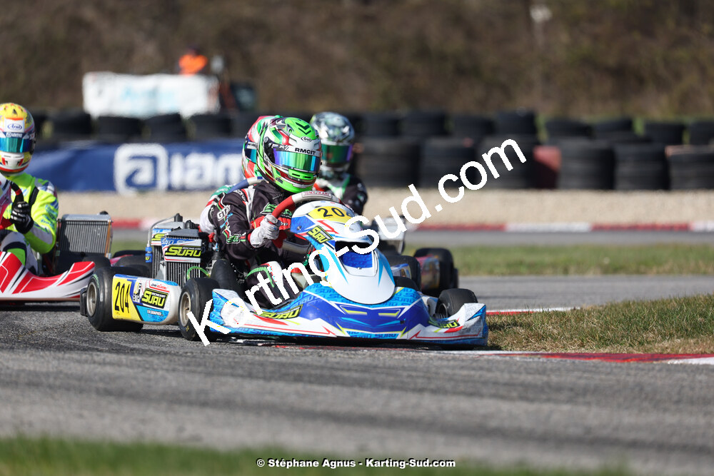 9 & 10/03/2024 : 1ère manche du Championnat du Sud au circuit d’Aigues-Vives (photos Stéphane Agnus) 2024 — karting
