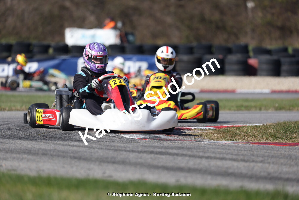 9 & 10/03/2024 : 1ère manche du Championnat du Sud au circuit d’Aigues-Vives (photos Stéphane Agnus) 2024 — karting