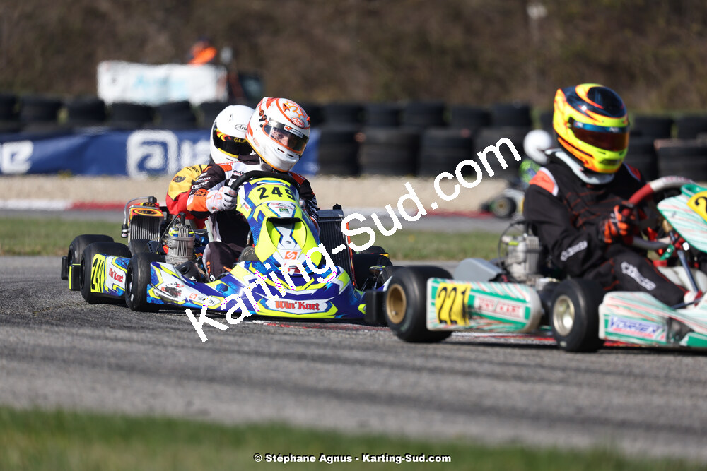 9 & 10/03/2024 : 1ère manche du Championnat du Sud au circuit d’Aigues-Vives (photos Stéphane Agnus) 2024 — karting