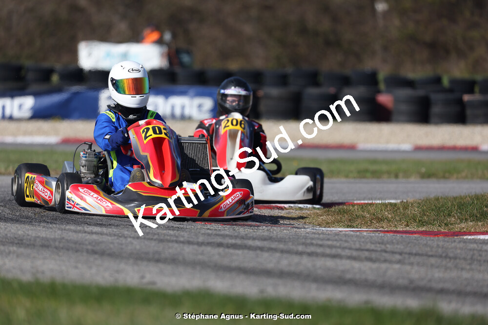 9 & 10/03/2024 : 1ère manche du Championnat du Sud au circuit d’Aigues-Vives (photos Stéphane Agnus) 2024 — karting