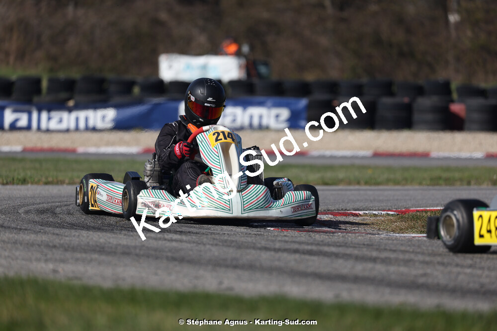 9 & 10/03/2024 : 1ère manche du Championnat du Sud au circuit d’Aigues-Vives (photos Stéphane Agnus) 2024 — karting