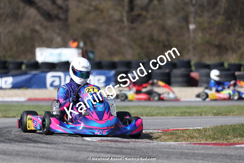 9 & 10/03/2024 : 1ère manche du Championnat du Sud au circuit d’Aigues-Vives (photos Stéphane Agnus) 2024 — karting
