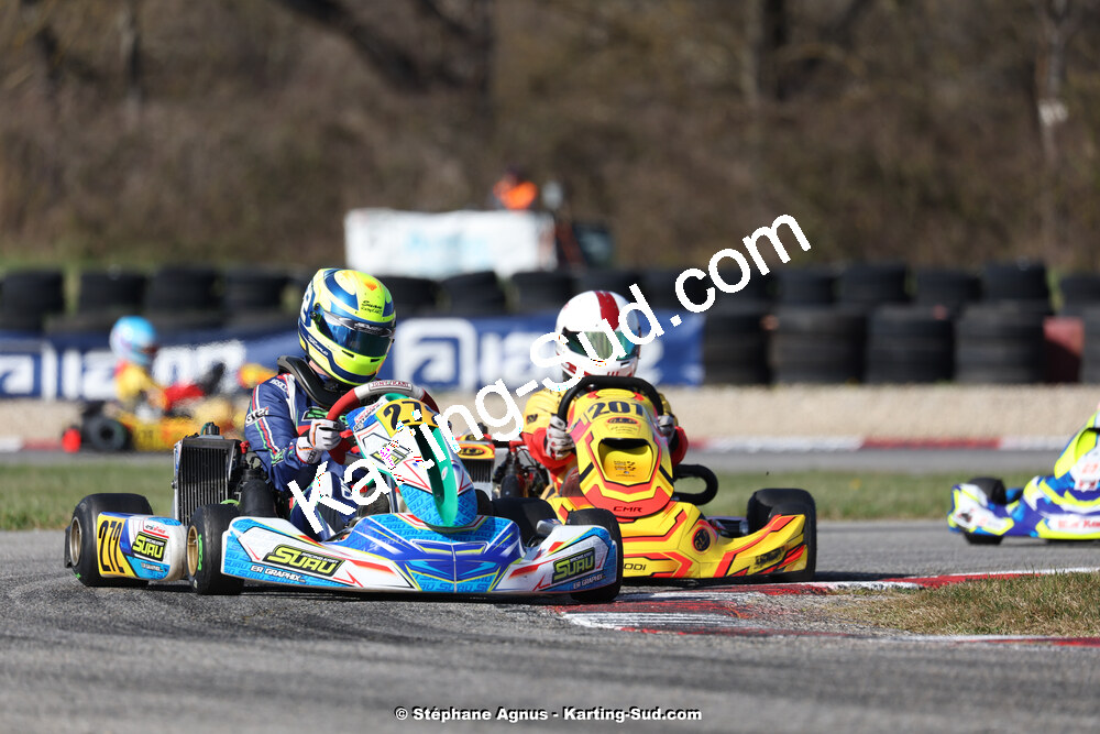 9 & 10/03/2024 : 1ère manche du Championnat du Sud au circuit d’Aigues-Vives (photos Stéphane Agnus) 2024 — karting