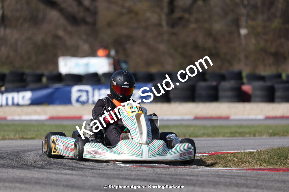 9 & 10/03/2024 : 1ère manche du Championnat du Sud au circuit d’Aigues-Vives (photos Stéphane Agnus) 2024 — karting