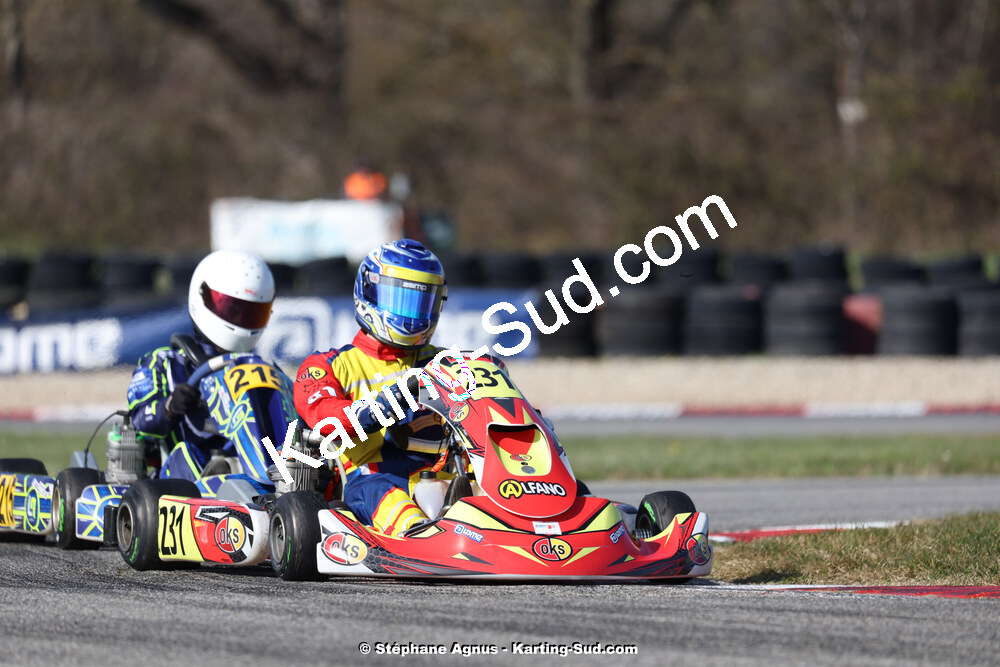 9 & 10/03/2024 : 1ère manche du Championnat du Sud au circuit d’Aigues-Vives (photos Stéphane Agnus) 2024 — karting