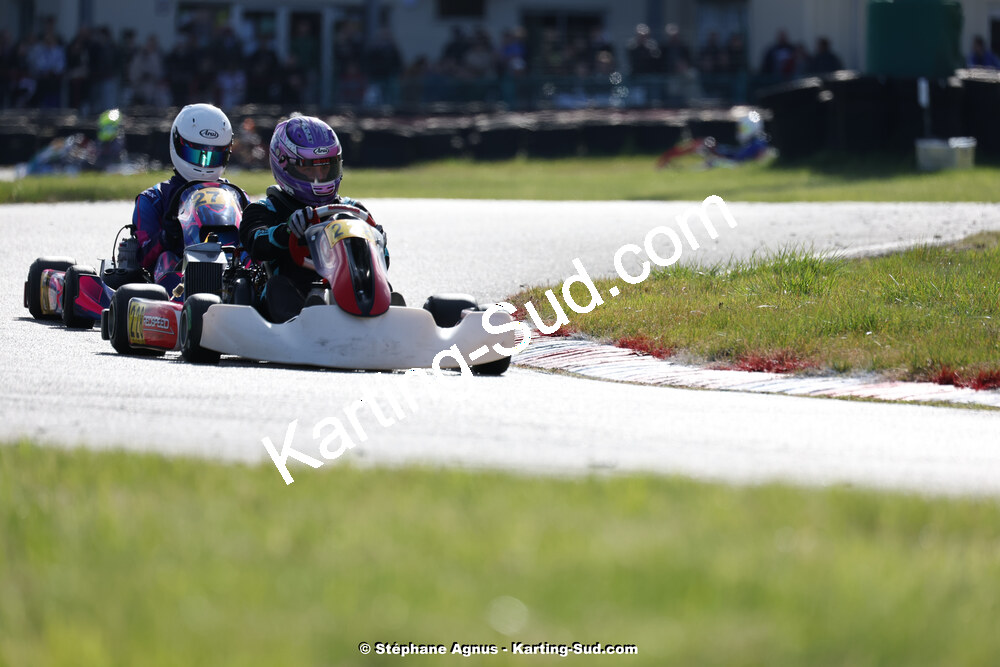 9 & 10/03/2024 : 1ère manche du Championnat du Sud au circuit d’Aigues-Vives (photos Stéphane Agnus) 2024 — karting