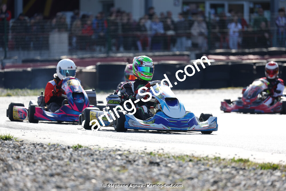 9 & 10/03/2024 : 1ère manche du Championnat du Sud au circuit d’Aigues-Vives (photos Stéphane Agnus) 2024 — karting