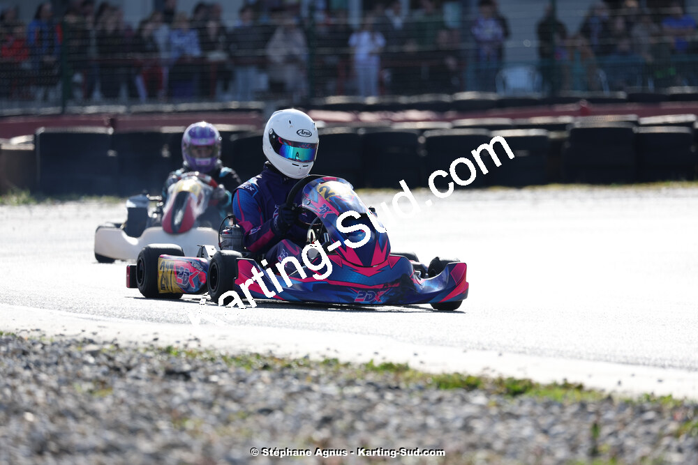 9 & 10/03/2024 : 1ère manche du Championnat du Sud au circuit d’Aigues-Vives (photos Stéphane Agnus) 2024 — karting