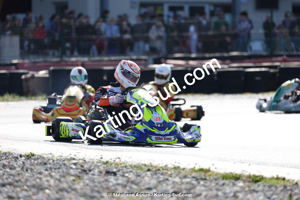 9 & 10/03/2024 : 1ère manche du Championnat du Sud au circuit d’Aigues-Vives (photos Stéphane Agnus) 2024 — karting