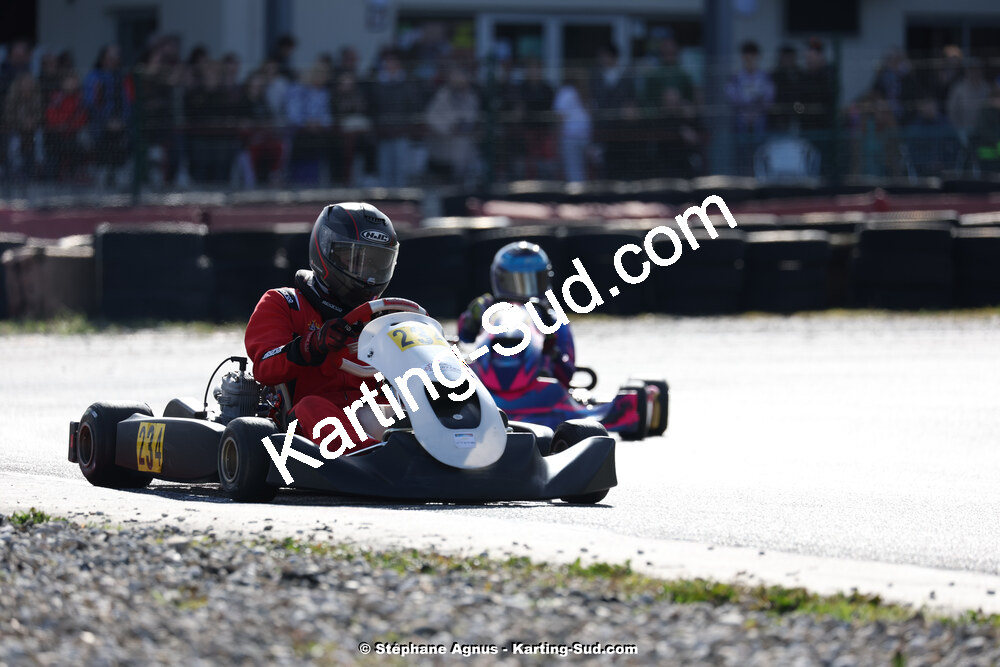 9 & 10/03/2024 : 1ère manche du Championnat du Sud au circuit d’Aigues-Vives (photos Stéphane Agnus) 2024 — karting