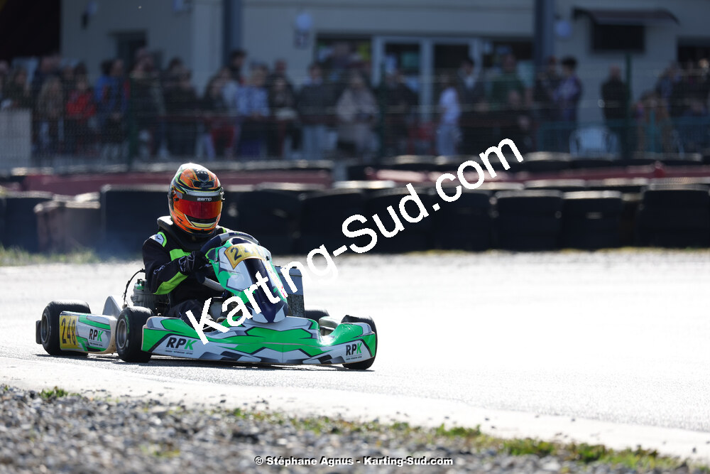 9 & 10/03/2024 : 1ère manche du Championnat du Sud au circuit d’Aigues-Vives (photos Stéphane Agnus) 2024 — karting
