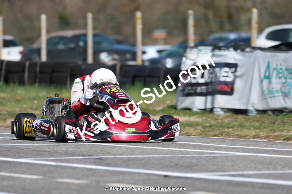 9 & 10/03/2024 : 1ère manche du Championnat du Sud au circuit d’Aigues-Vives (photos Stéphane Agnus) 2024 — karting