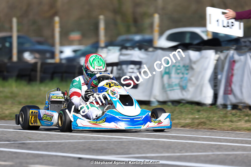 9 & 10/03/2024 : 1ère manche du Championnat du Sud au circuit d’Aigues-Vives (photos Stéphane Agnus) 2024 — karting