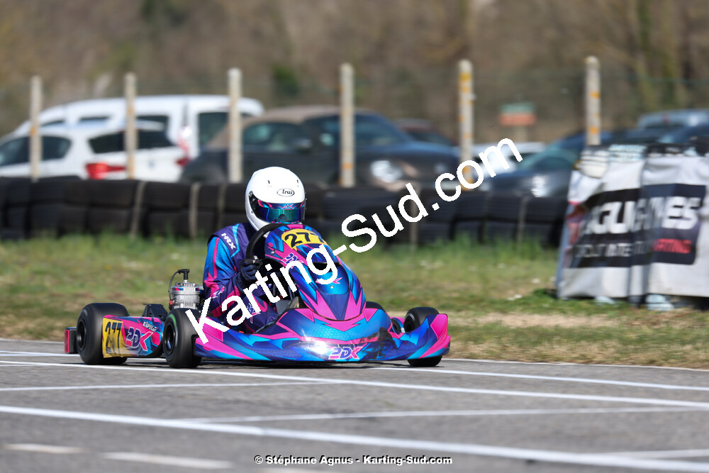 9 & 10/03/2024 : 1ère manche du Championnat du Sud au circuit d’Aigues-Vives (photos Stéphane Agnus) 2024 — karting