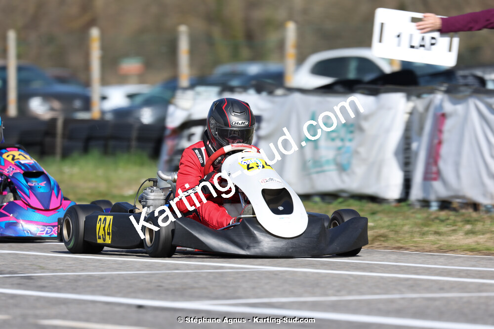 9 & 10/03/2024 : 1ère manche du Championnat du Sud au circuit d’Aigues-Vives (photos Stéphane Agnus) 2024 — karting