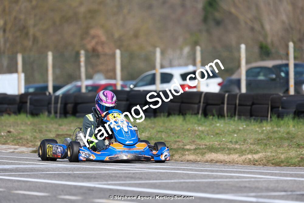 9 & 10/03/2024 : 1ère manche du Championnat du Sud au circuit d’Aigues-Vives (photos Stéphane Agnus) 2024 — karting