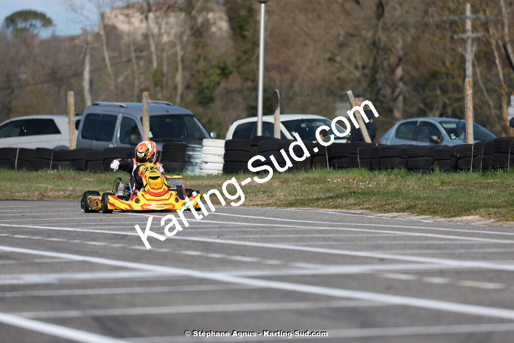9 & 10/03/2024 : 1ère manche du Championnat du Sud au circuit d’Aigues-Vives (photos Stéphane Agnus) 2024 — karting