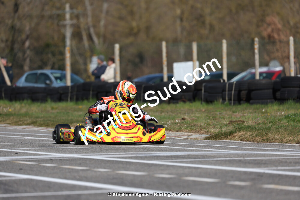 9 & 10/03/2024 : 1ère manche du Championnat du Sud au circuit d’Aigues-Vives (photos Stéphane Agnus) 2024 — karting