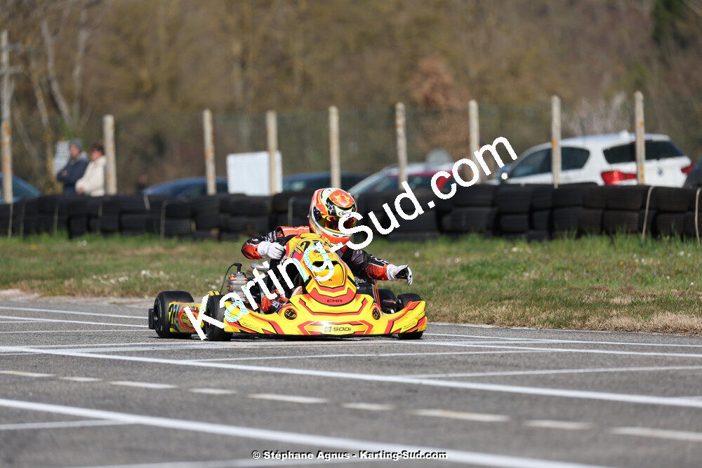 9 & 10/03/2024 : 1ère manche du Championnat du Sud au circuit d’Aigues-Vives (photos Stéphane Agnus) 2024 — karting