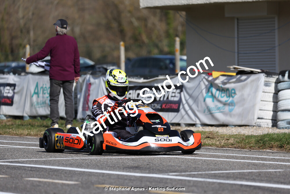9 & 10/03/2024 : 1ère manche du Championnat du Sud au circuit d’Aigues-Vives (photos Stéphane Agnus) 2024 — karting